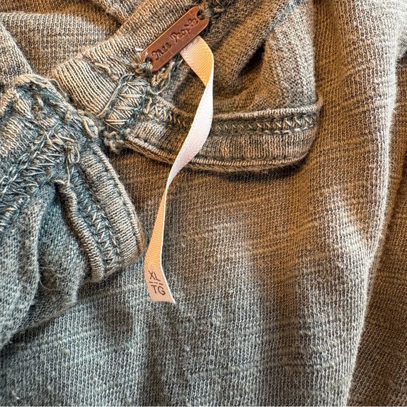 Free People Olive Embroidered Blouse - Picture 7 of 7